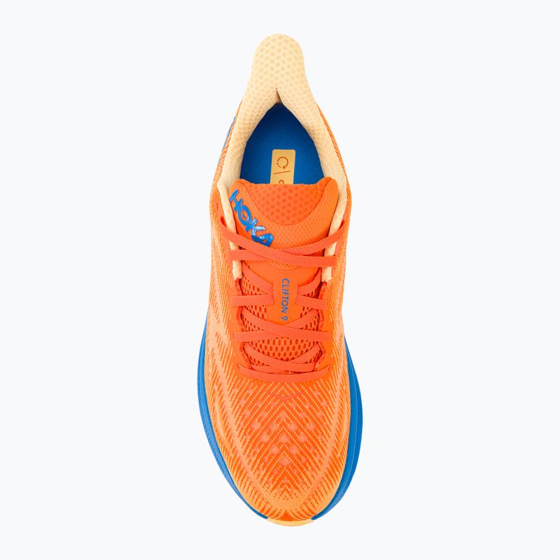 Herren Laufschuhe HOKA Clifton 9 Wide vibrant orange/impala 6