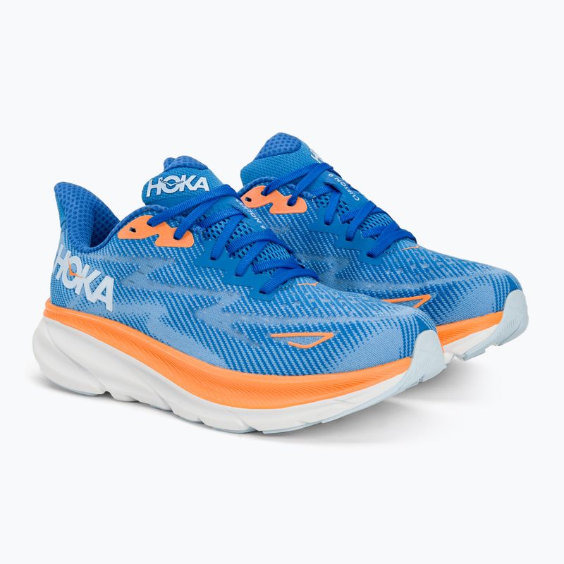 HOKA Clifton 9 Wide coastal sky/all aboard men's running schuhe 4