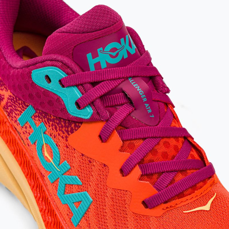 HOKA Herren Laufschuhe Challenger ATR 7 flamme/kirschen jubiläum 1134497-FCJB 8