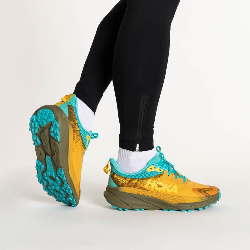 Herren Laufschuhe HOKA Challenger ATR 7 GTX goldgelb/avocado 2