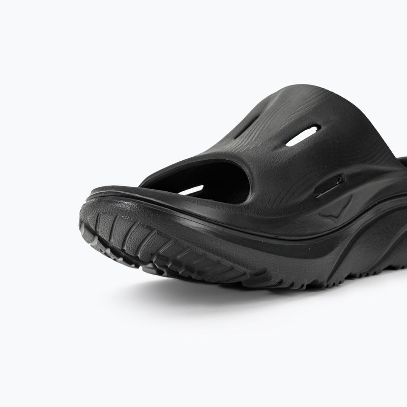 HOKA ORA Recovery Slide 3 schwarz/schwarz Pantoletten 9