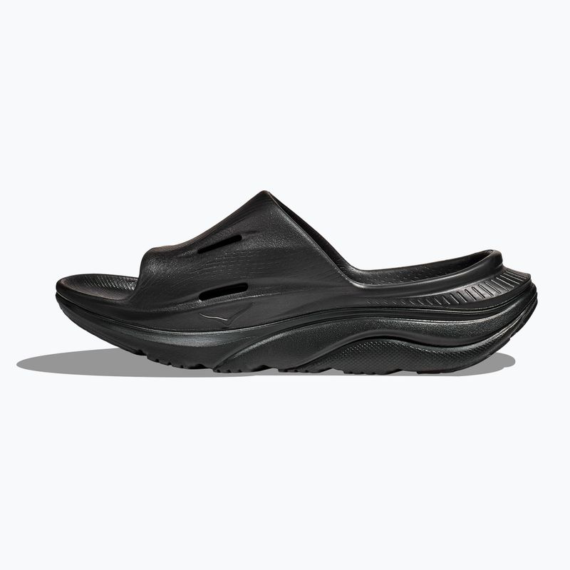 HOKA ORA Recovery Slide 3 schwarz/schwarz Pantoletten 3