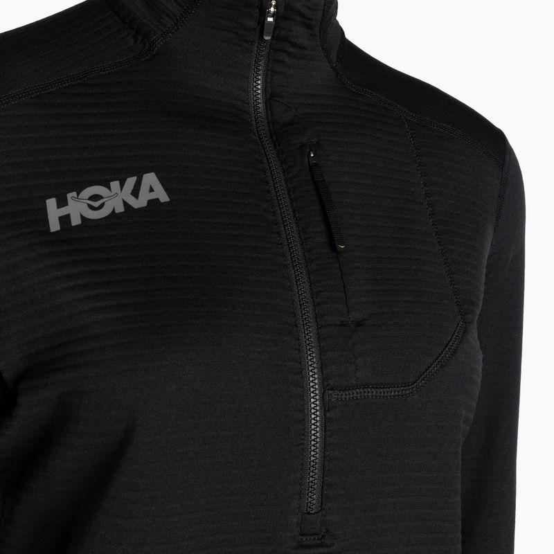 Lauf Sweatshirt Hoodie Damen HOKA 1/2 Zip black 3