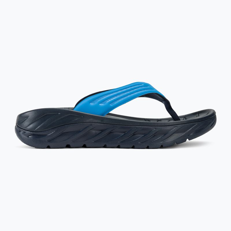 Herren HOKA ORA Recovery diva blau/außenraum flip flops 2