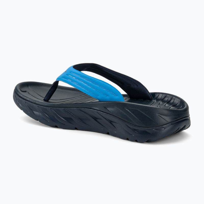 Herren HOKA ORA Recovery diva blau/außenraum flip flops 3