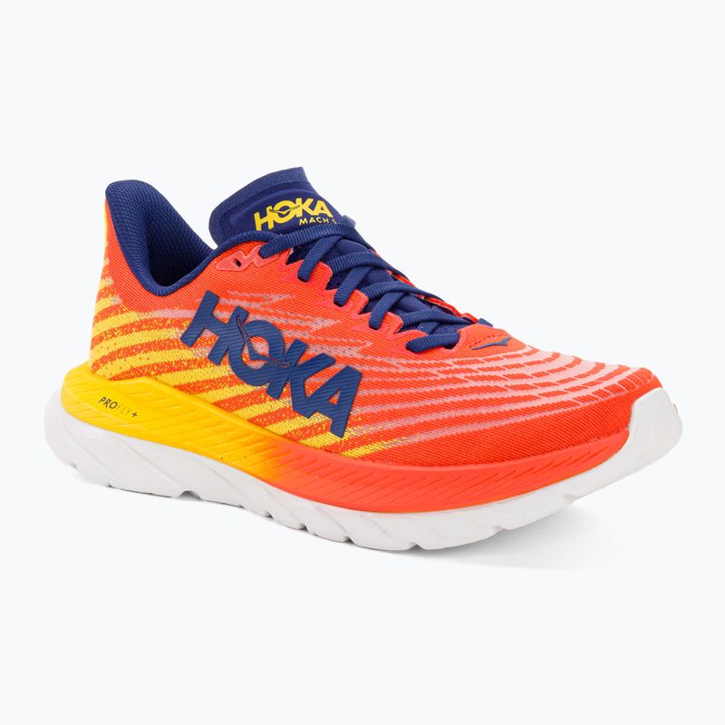 HOKA Mach 5 flame/dandelion Herren Laufschuhe