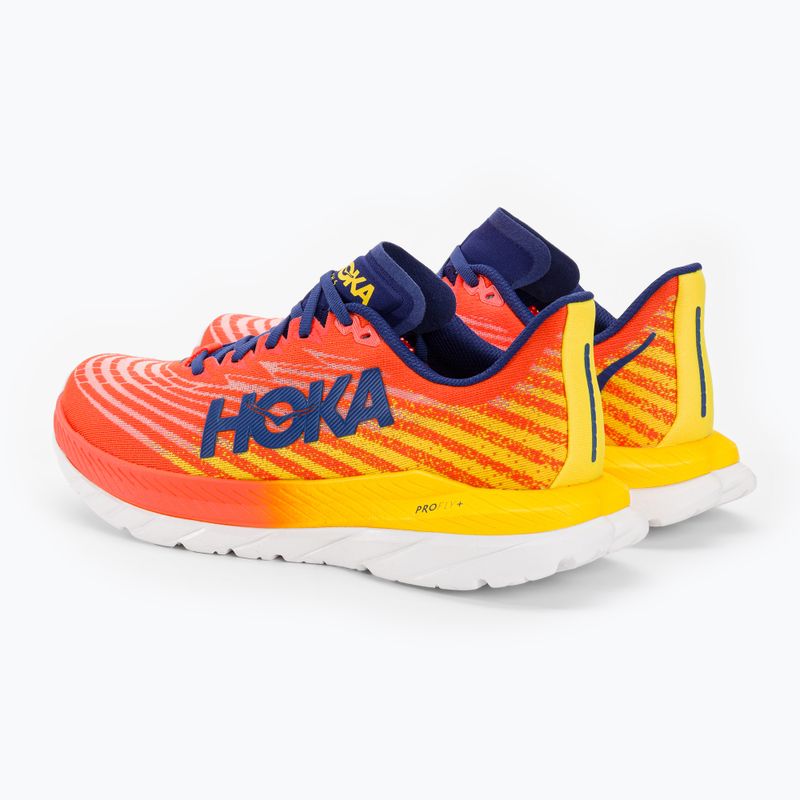 HOKA Mach 5 flame/dandelion Herren Laufschuhe 4
