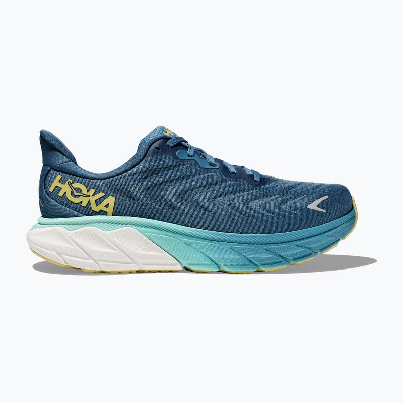 HOKA Herren Laufschuhe Arahi 6 Blau-Stahl/Sonnenlicht Ozean 12