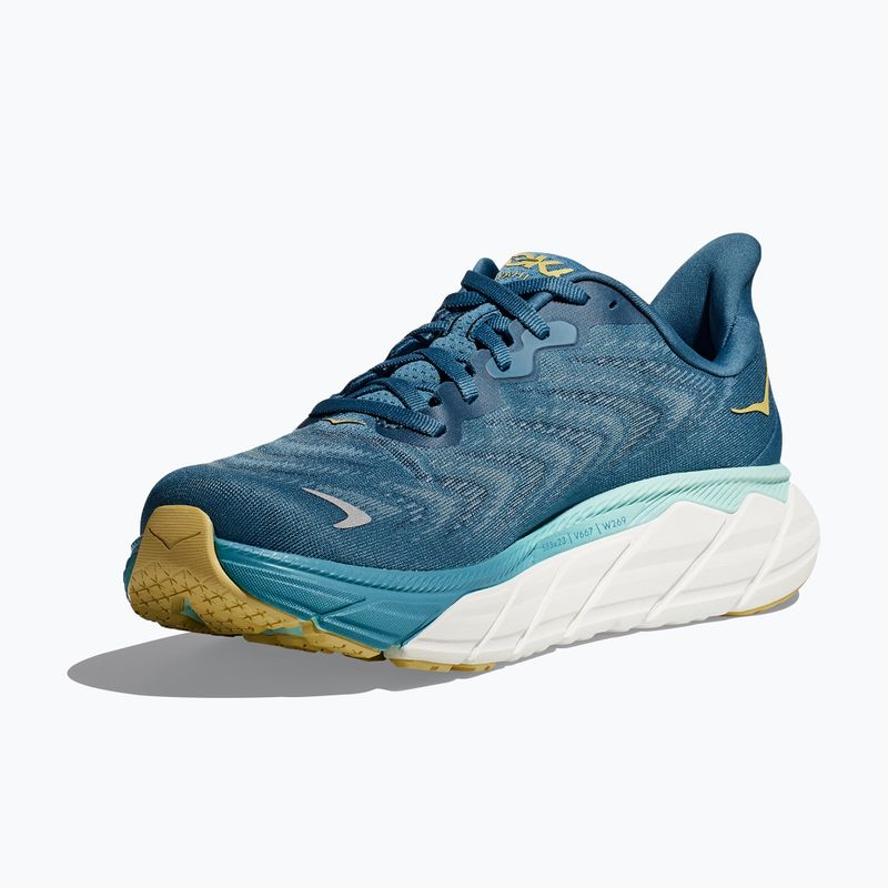 HOKA Herren Laufschuhe Arahi 6 Blau-Stahl/Sonnenlicht Ozean 16