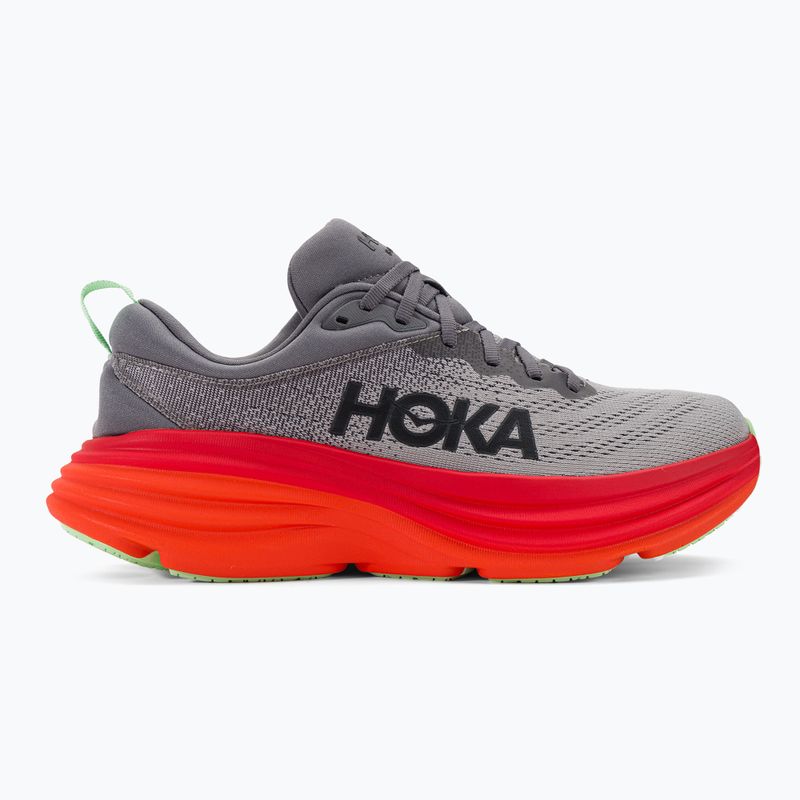 Herren HOKA Bondi 8 castlerock/flame Laufschuhe 2