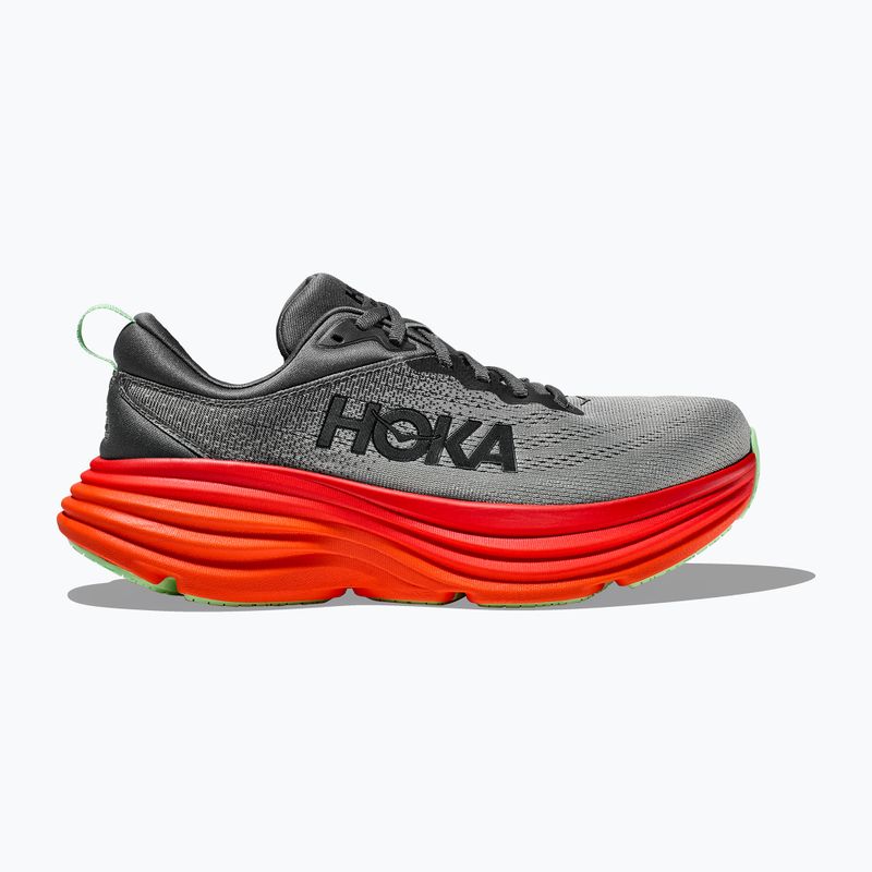 Herren HOKA Bondi 8 castlerock/flame Laufschuhe 8