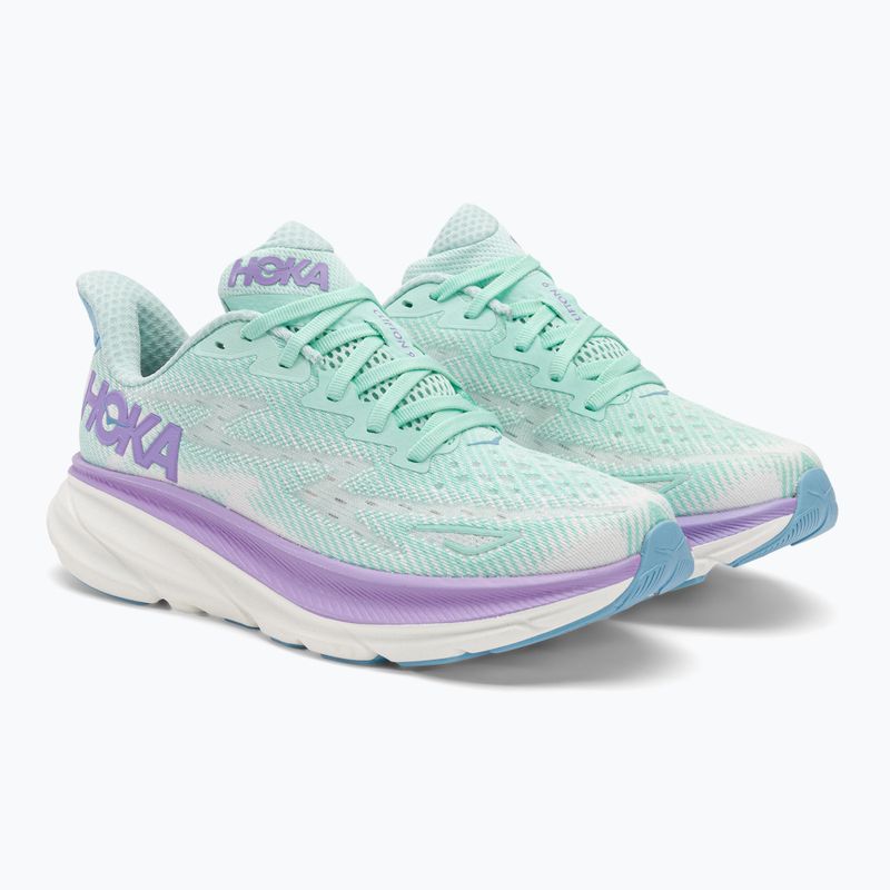 Damen Laufschuhe HOKA Clifton 9 sunlit ocean/lilac mist 4