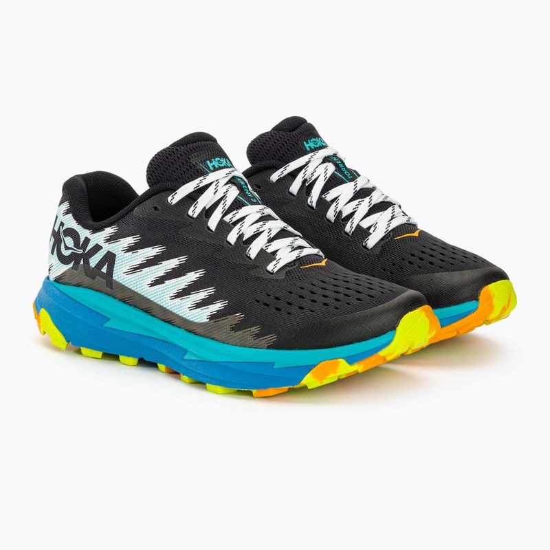 Damen Laufschuhe HOKA Torrent 3 schwarz/diva blau 5
