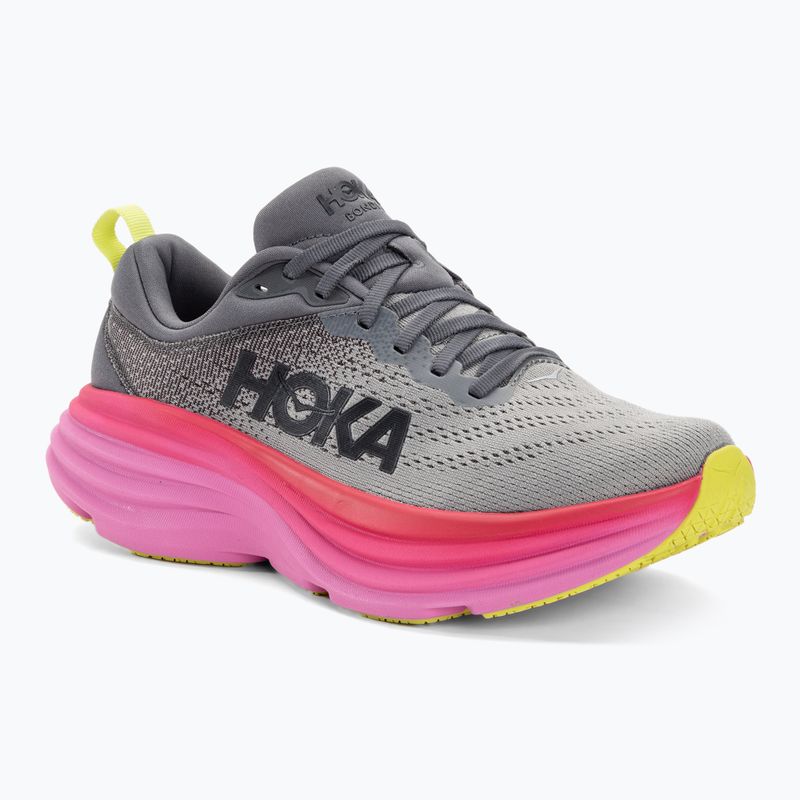 Damen Laufschuhe HOKA Bondi 8 castlerock/strawberry