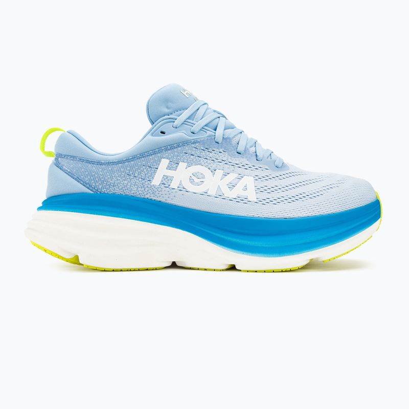 Herren HOKA Bondi 8 Wide airy blau/diva blau Laufschuhe 3