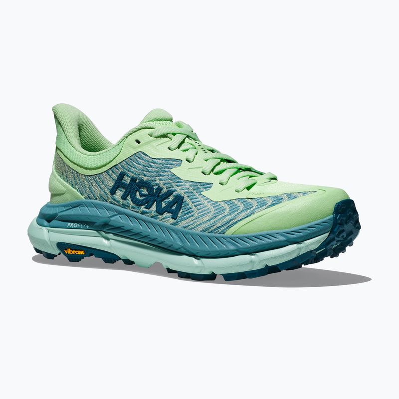 Damen Laufschuhe HOKA Mafate Speed 4 lime glow/ocean mist 11