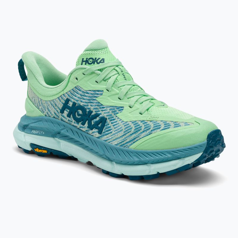 Damen Laufschuhe HOKA Mafate Speed 4 lime glow/ocean mist