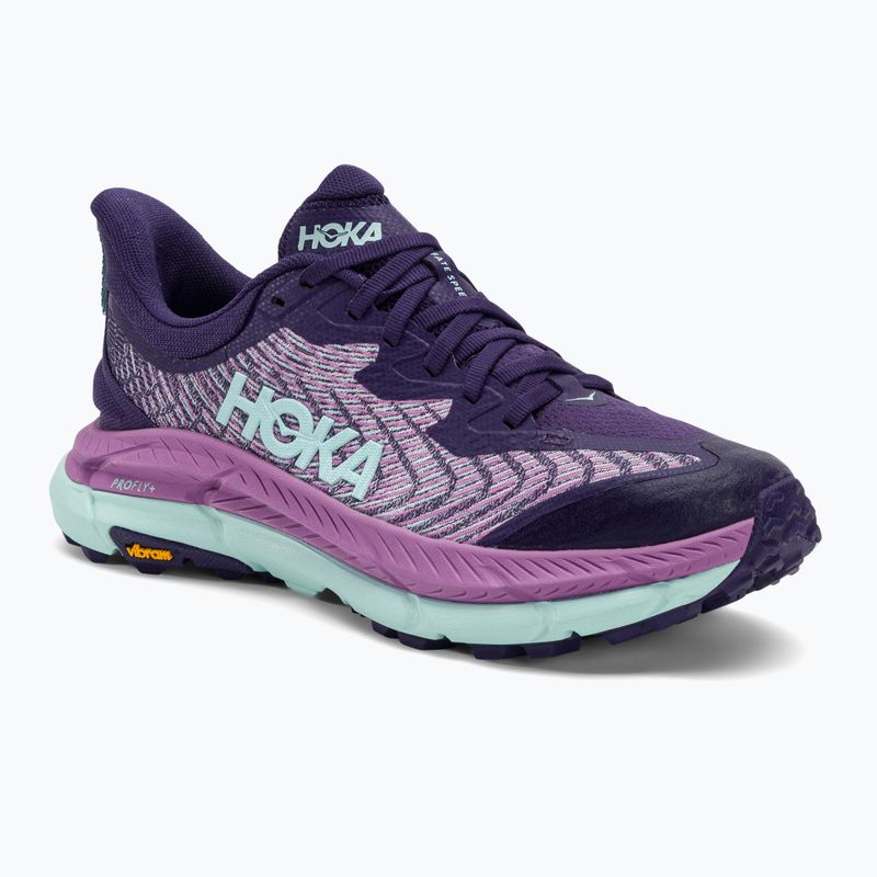 Damen Laufschuhe HOKA Mafate Speed 4 night sky/orchid flower