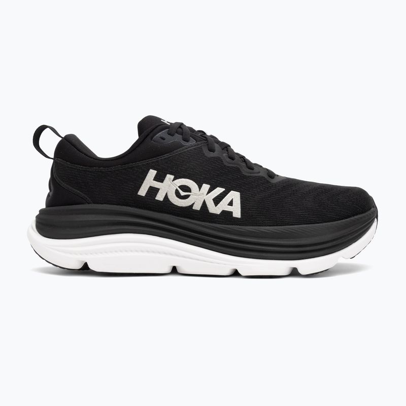 HOKA Skyflow Wide Herren Laufschuhe schwarz/weiß 2