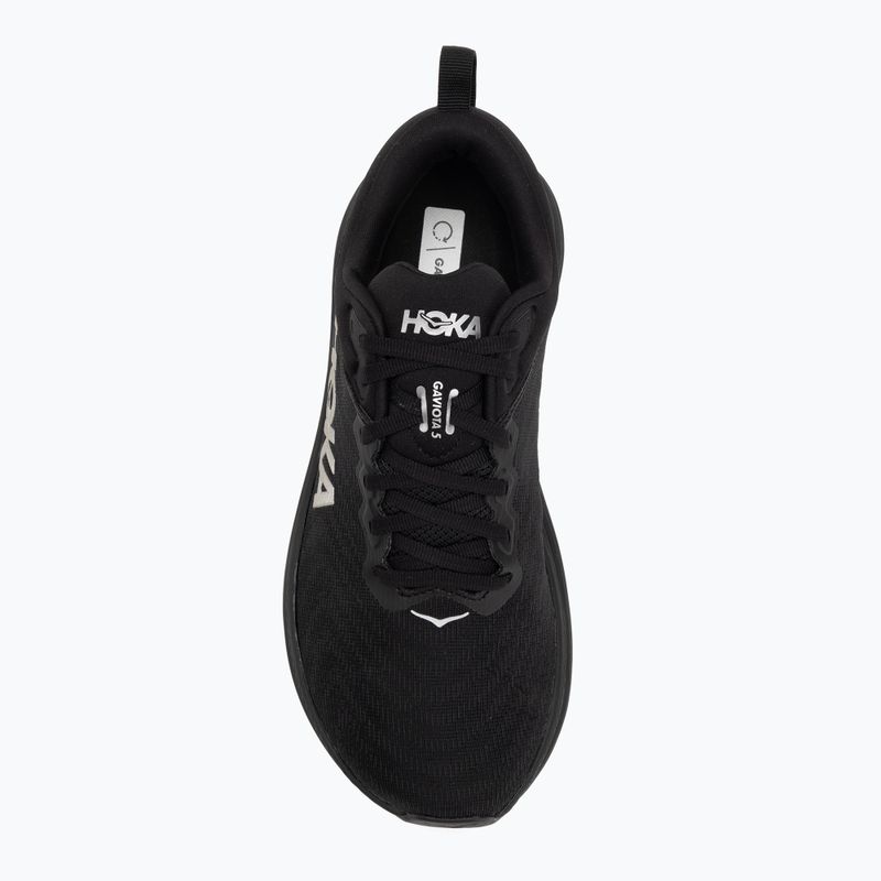 HOKA Gaviota 5 Wide Herren Laufschuhe black/white 5