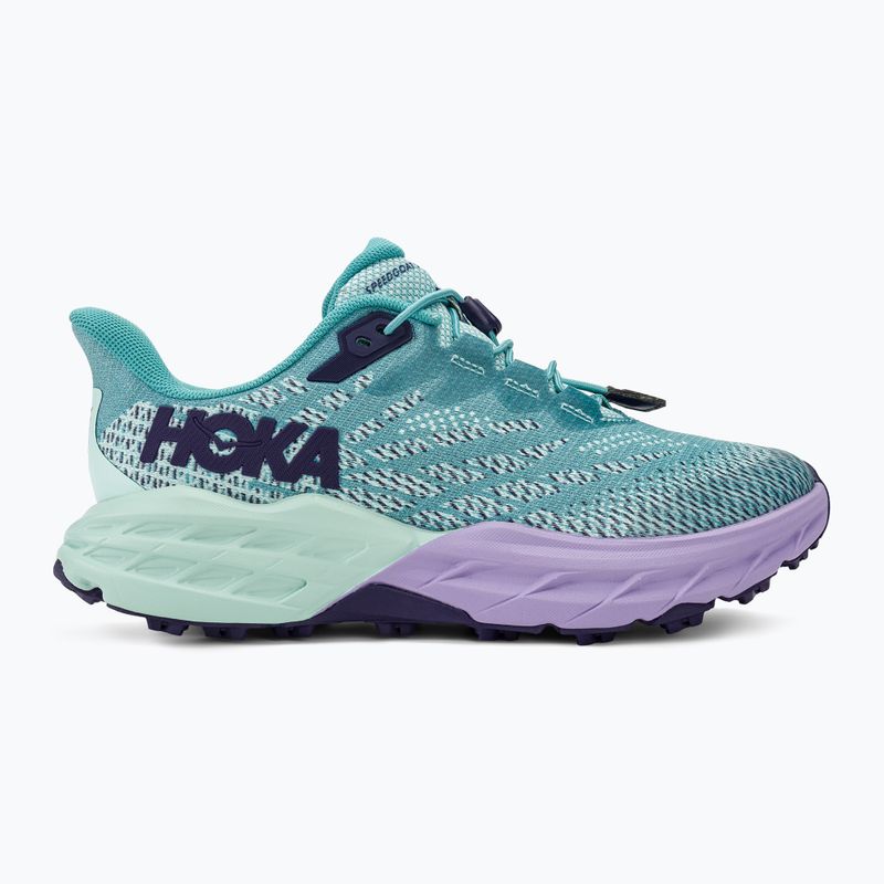 HOKA Speedgoat 5 Kinder Laufschuhe ocean mist/lilac mist 2