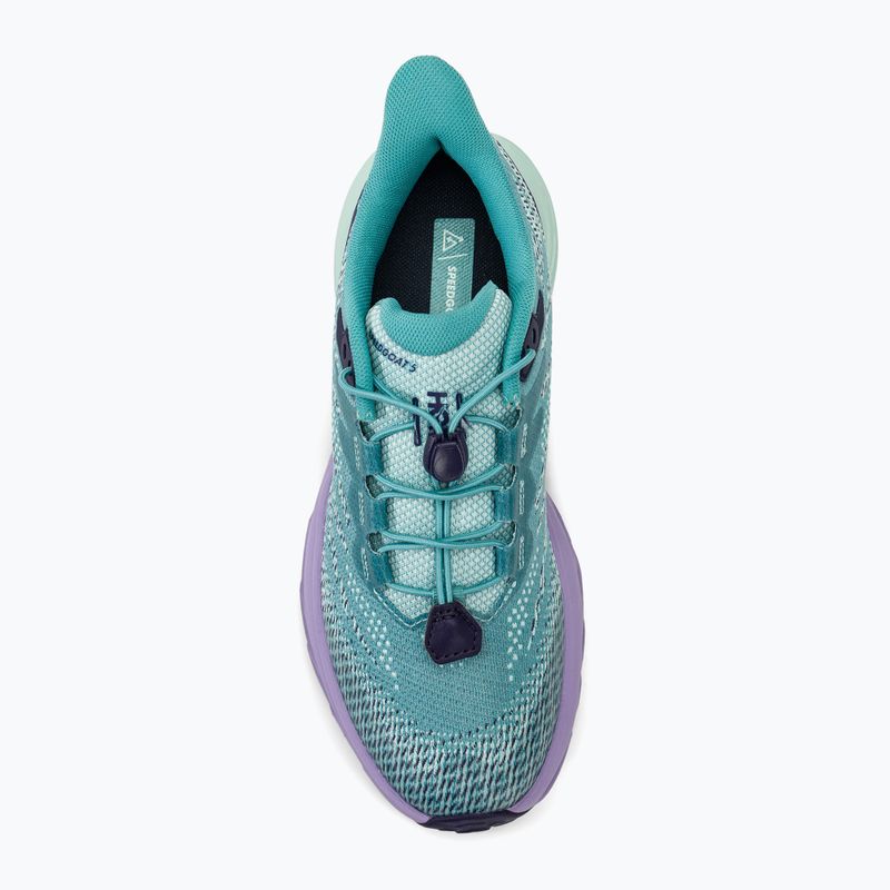 HOKA Speedgoat 5 Kinder Laufschuhe ocean mist/lilac mist 5