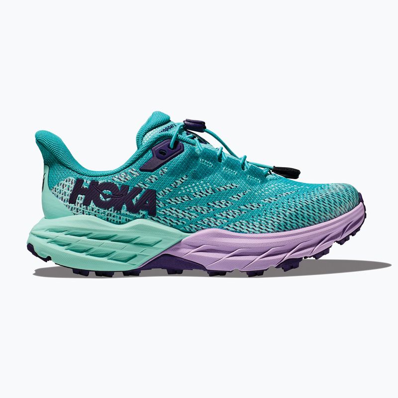 HOKA Speedgoat 5 Kinder Laufschuhe ocean mist/lilac mist 8