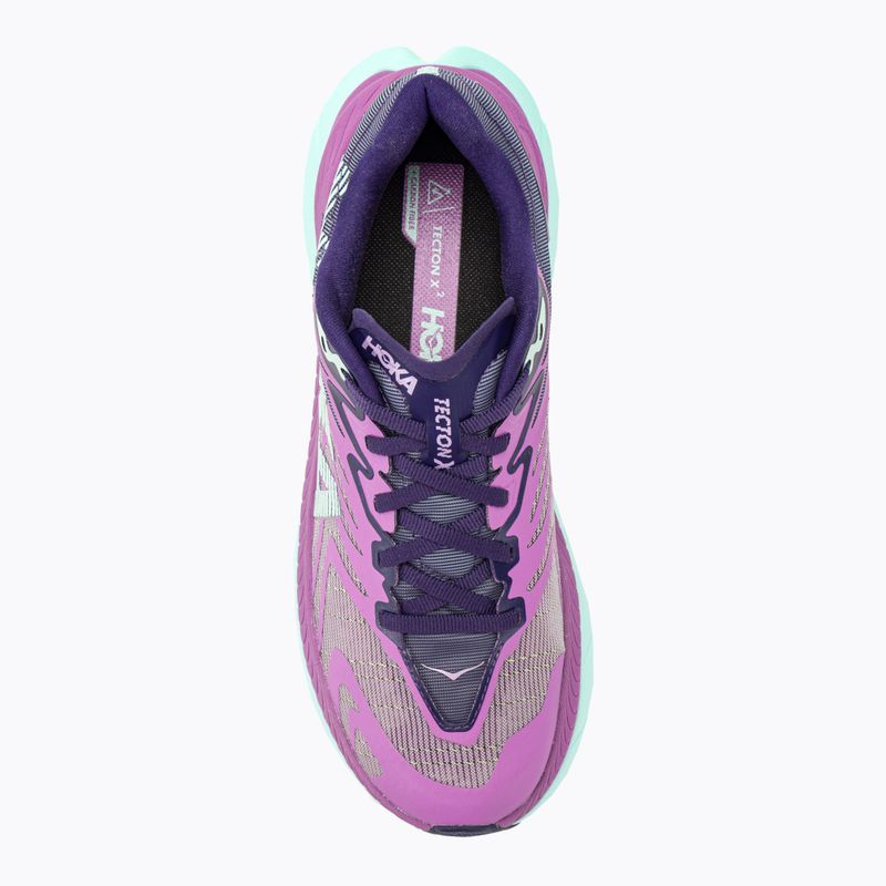 Damen Laufschuhe HOKA Tecton X 2 orchid flower/night sky 6