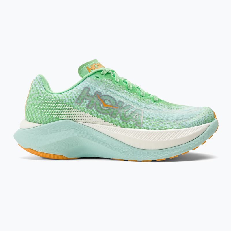 Damen Laufschuhe HOKA Mach X lime glow/sunlit ocean 2