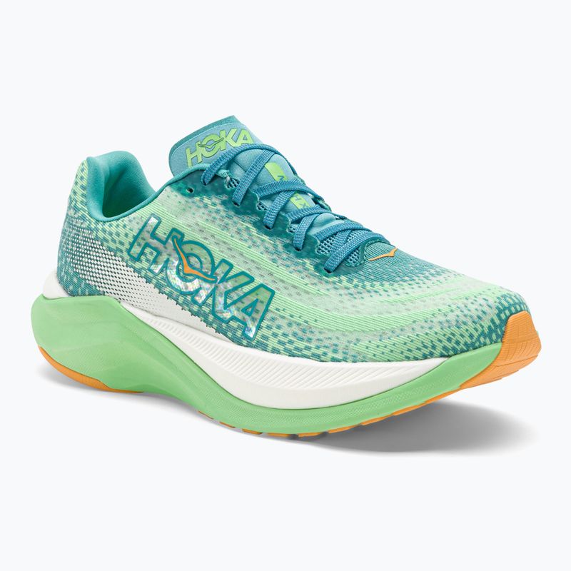 Herren Laufschuhe HOKA Mach X ocean mist/lime glow