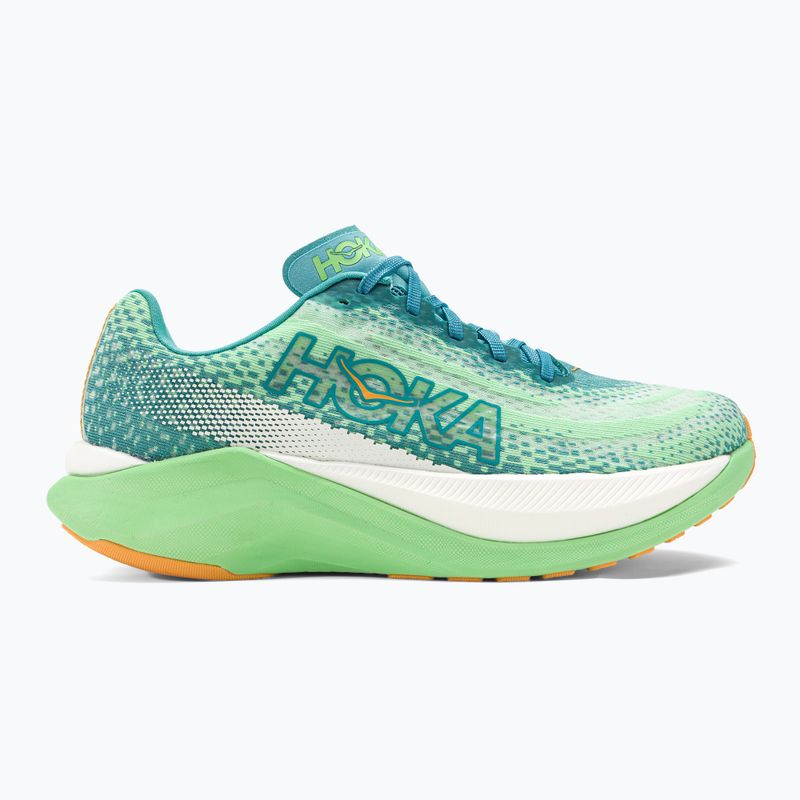 Herren Laufschuhe HOKA Mach X ocean mist/lime glow 2