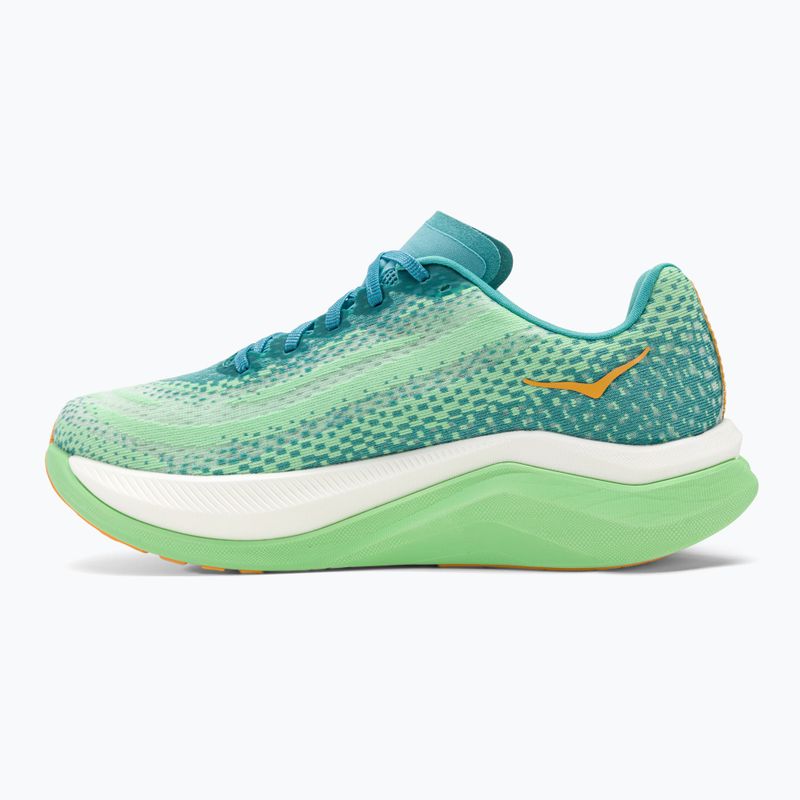Herren Laufschuhe HOKA Mach X ocean mist/lime glow 10