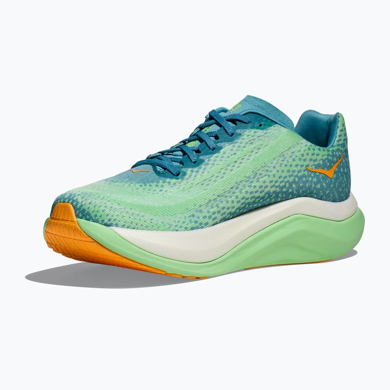 Herren Laufschuhe HOKA Mach X ocean mist/lime glow 17