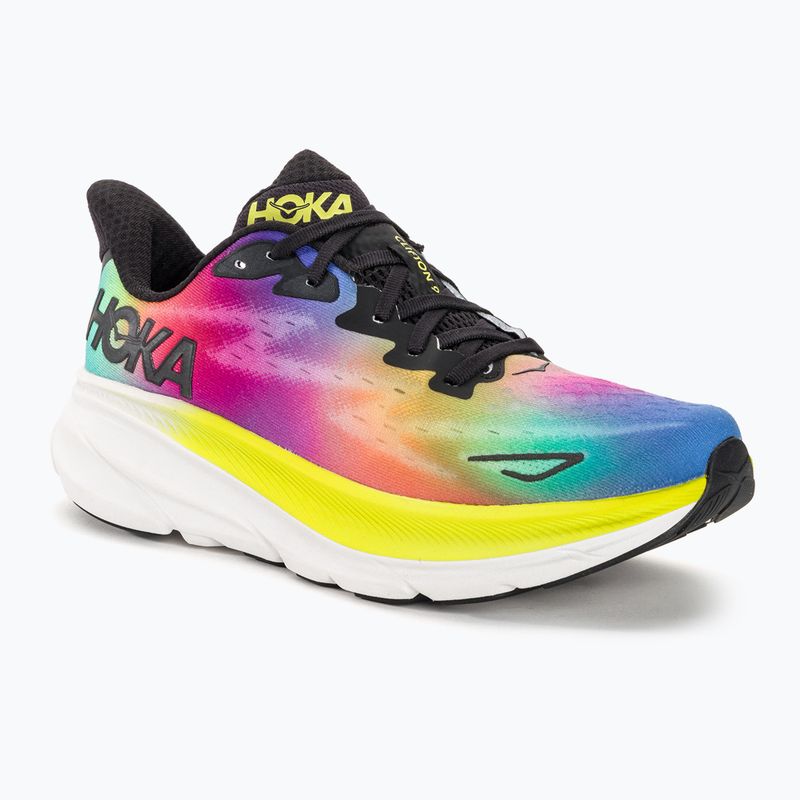 Herren Laufschuhe HOKA Clifton 9 schwarz/multi