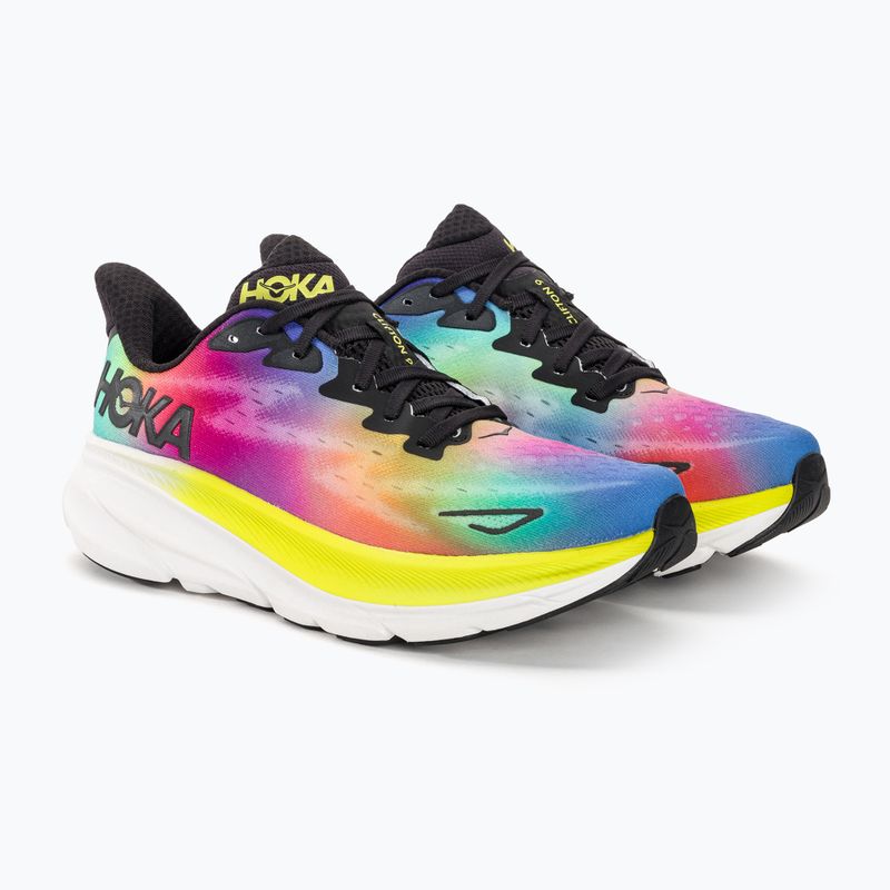 Herren Laufschuhe HOKA Clifton 9 schwarz/multi 4