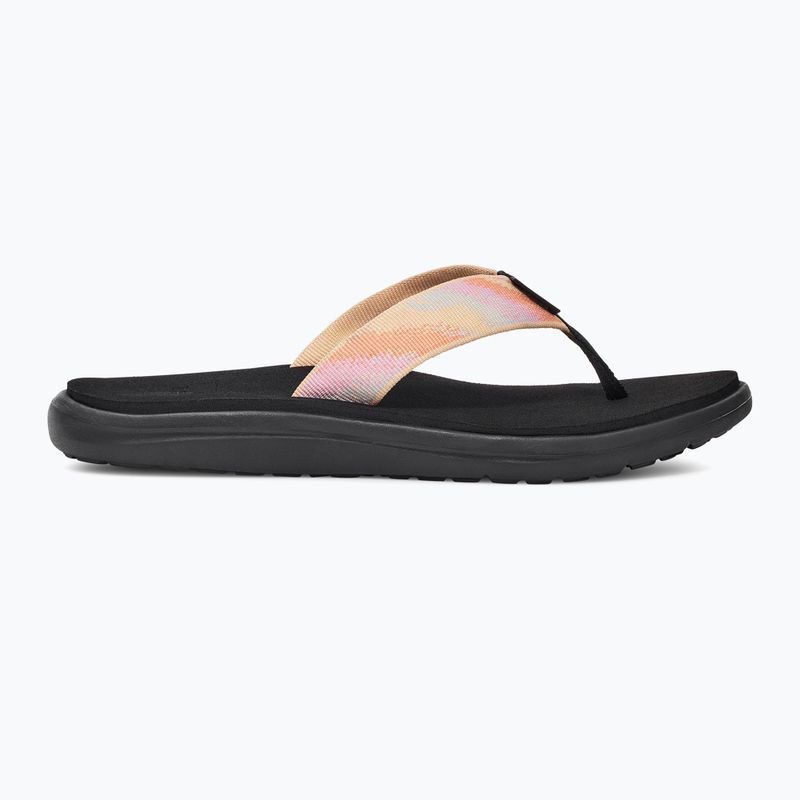 Damen Teva Voya Flip flip flops magischer Pfirsich Blüte 9