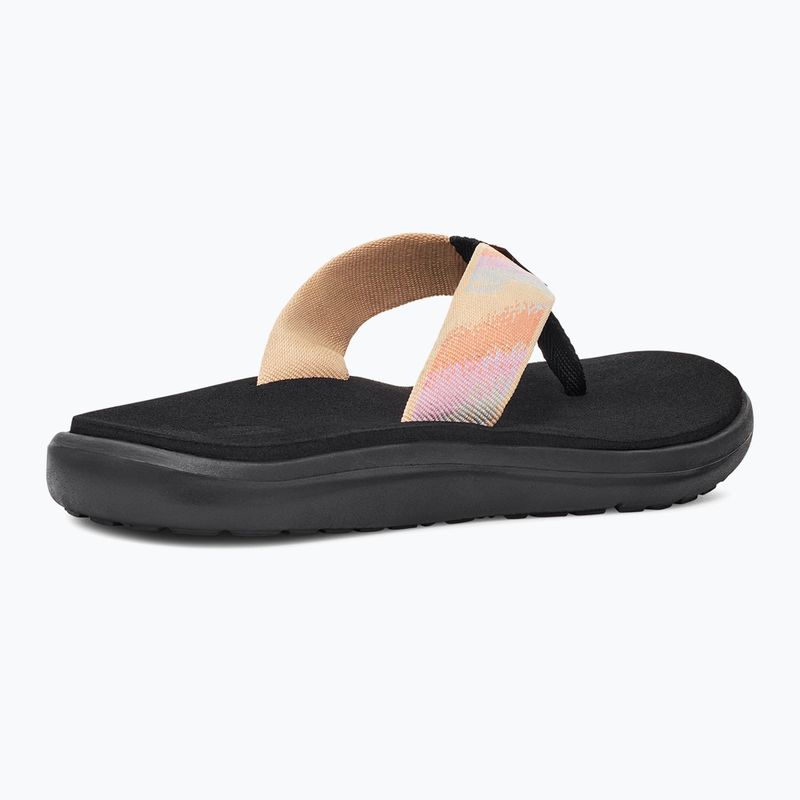 Damen Teva Voya Flip flip flops magischer Pfirsich Blüte 11