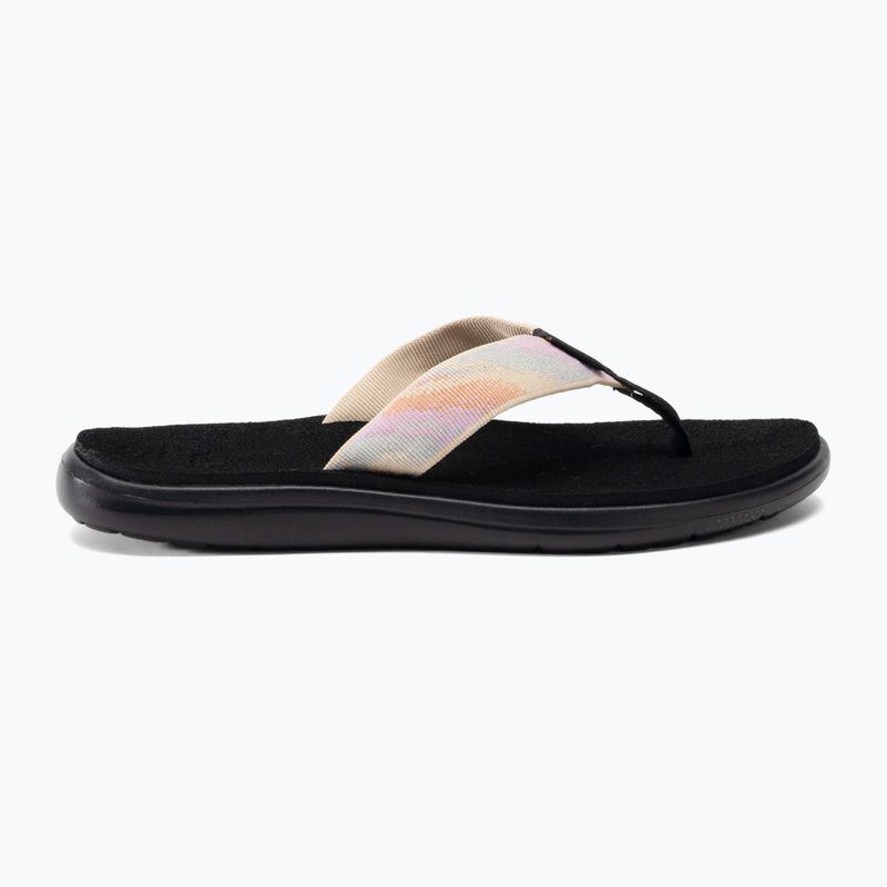 Damen Teva Voya Flip flip flops magischer Pfirsich Blüte 2