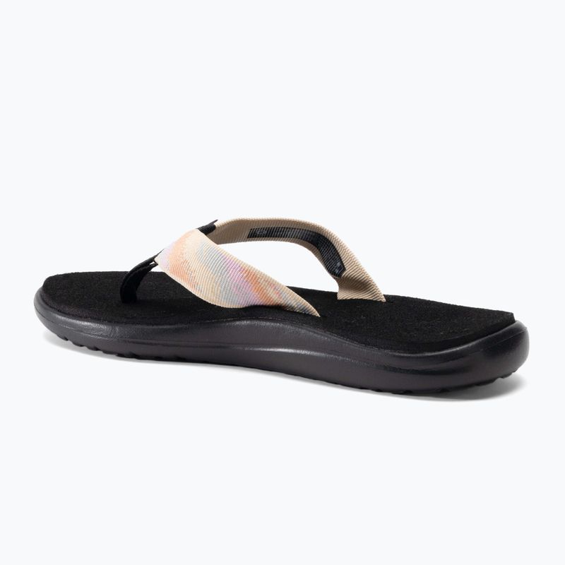 Damen Teva Voya Flip flip flops magischer Pfirsich Blüte 3