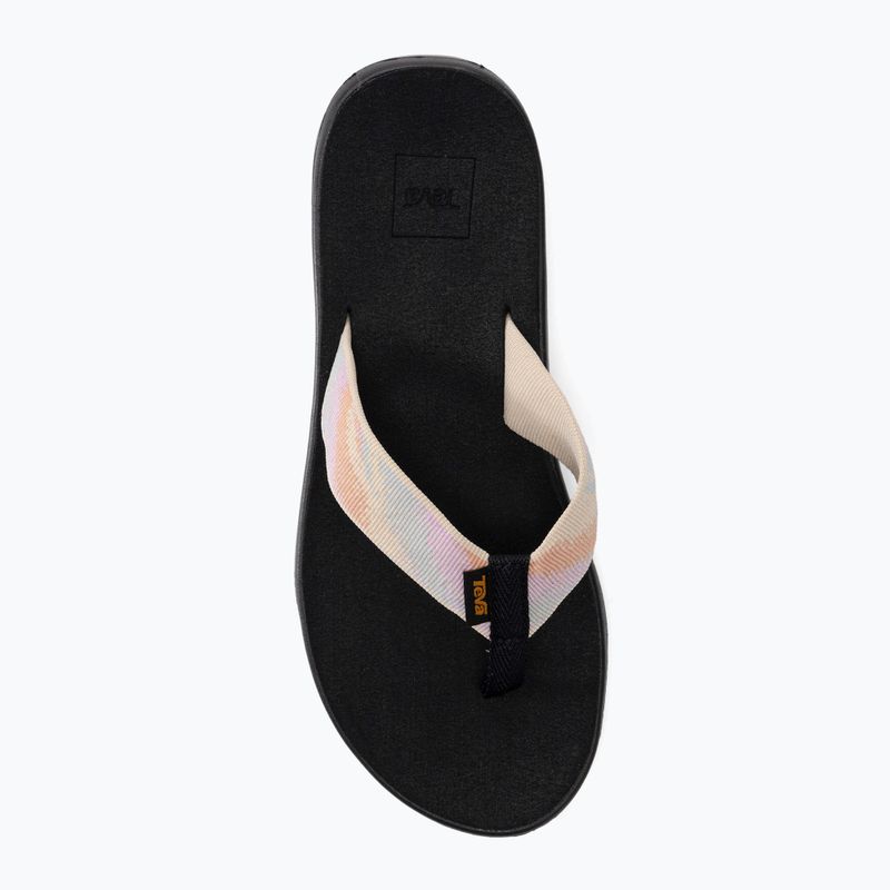 Damen Teva Voya Flip flip flops magischer Pfirsich Blüte 5