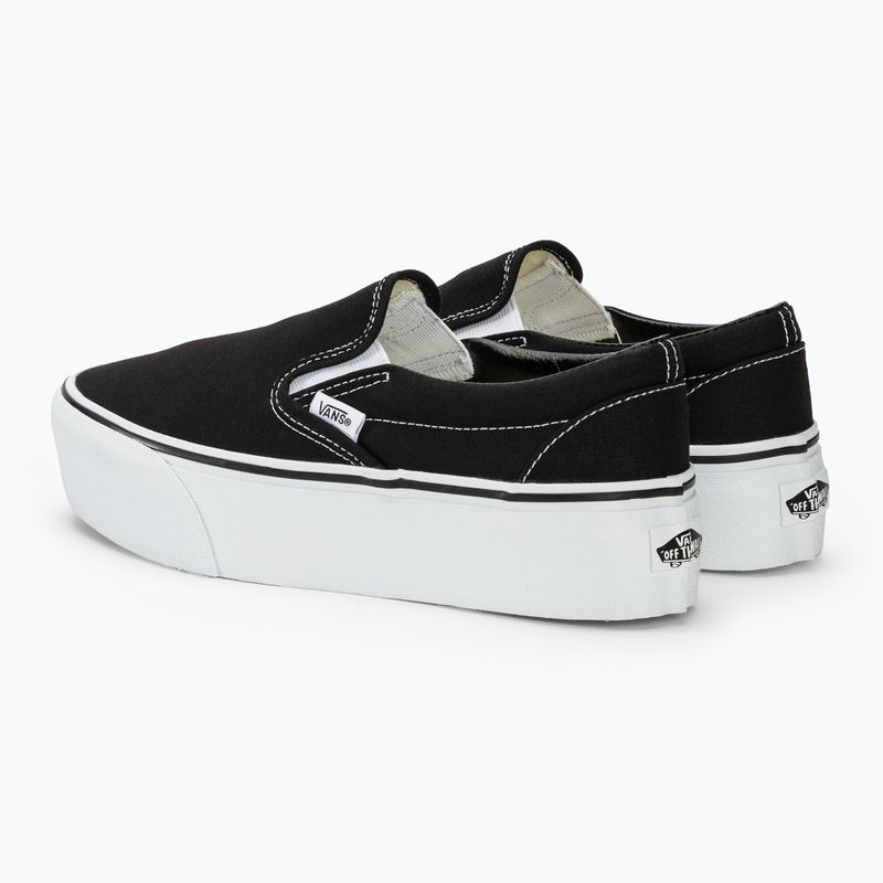 Vans UA Classic Slip-On Stackform schwarz/true white Schuhe 4