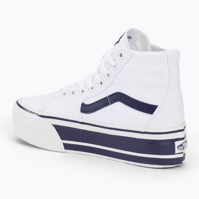 Schuhe Vans UA SK8-Hi Tapered Stackform Sport Stripes navy true/white 3