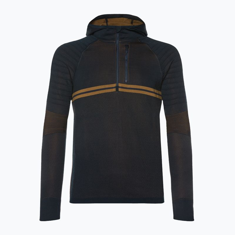 Smartwool Intraknit Merino Tech Herren Thermopullover tief navy-fuchsbraun 3