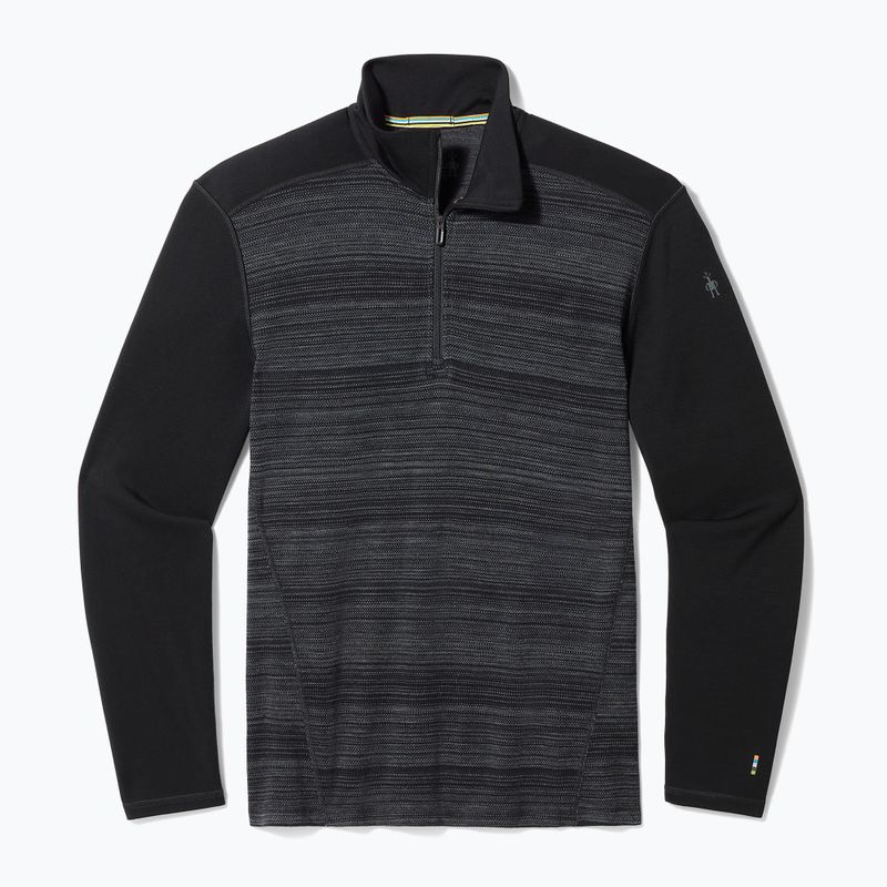 Herren Smartwool Merino 250 Baselayer 1/4 Zip Boxed Thermal Longsleeve schwarz Farbwechsel 3