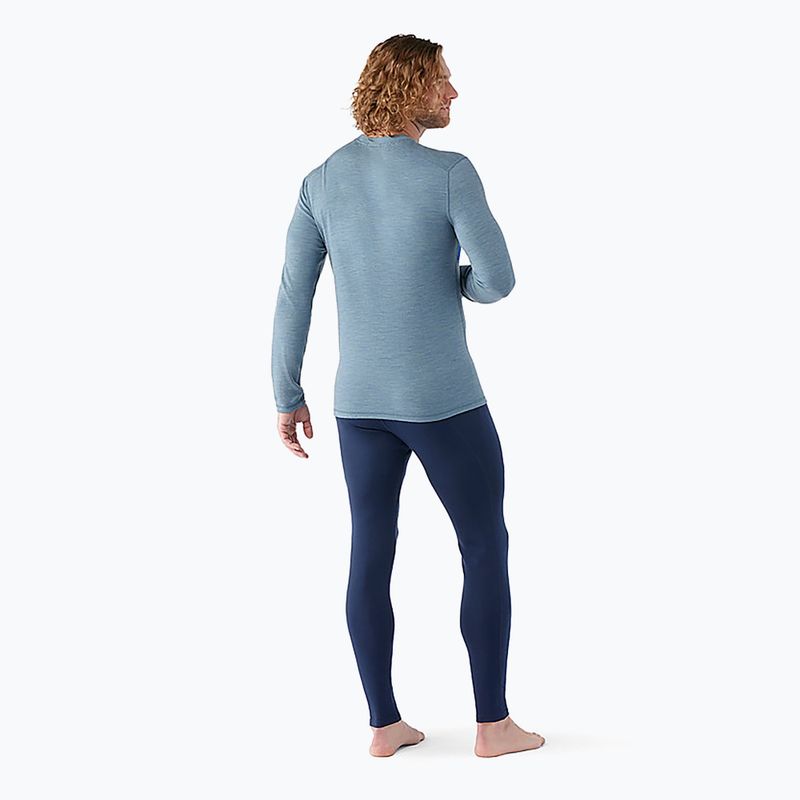 Herren Thermoaktiv-Funktionsshirt Smartwool Thermal Merino Baselayer Colorblock Crew Boxed pewter blue 2