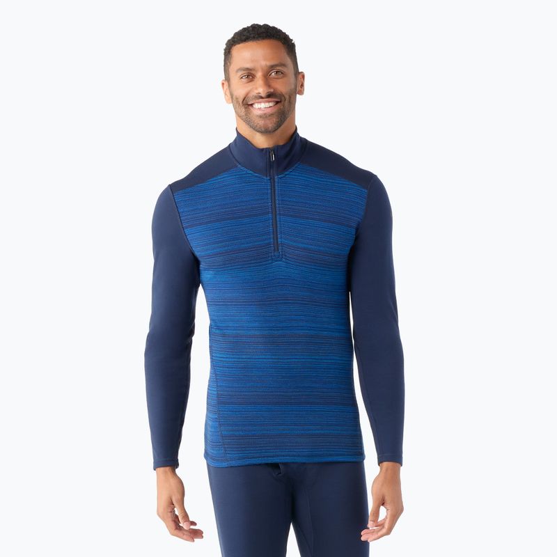 Herren Smartwool Merino 250 Baselayer 1/4 Zip Boxed Thermal Longsleeve deep navy Farbwechsel