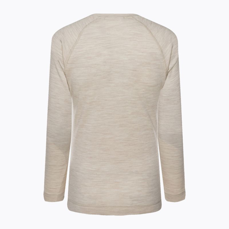 Damen-Thermoaktivshirt Smartwool Merino 250 Baselayer Crew Boxed almond heather 4