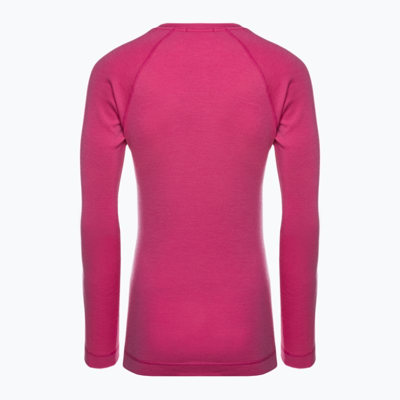 Damen-Thermoaktivshirt Smartwool Merino 250 Baselayer Crew Boxed power pink 4