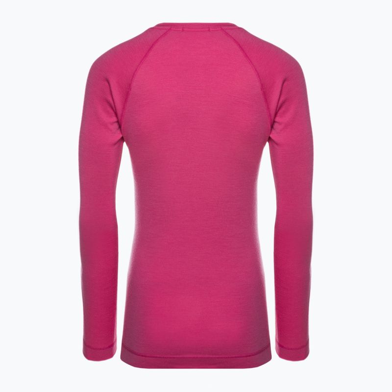 Smartwool Merino 250 Baselayer Crew Damen Boxed Power Pink Thermo-T-Shirt 4