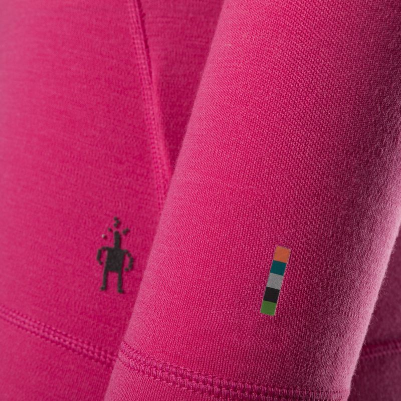 Damen-Thermoaktivshirt Smartwool Merino 250 Baselayer Crew Boxed power pink 5